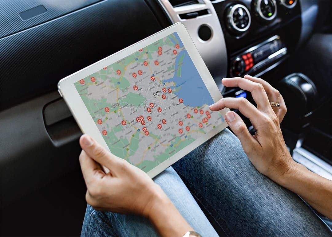 Radius e-route app